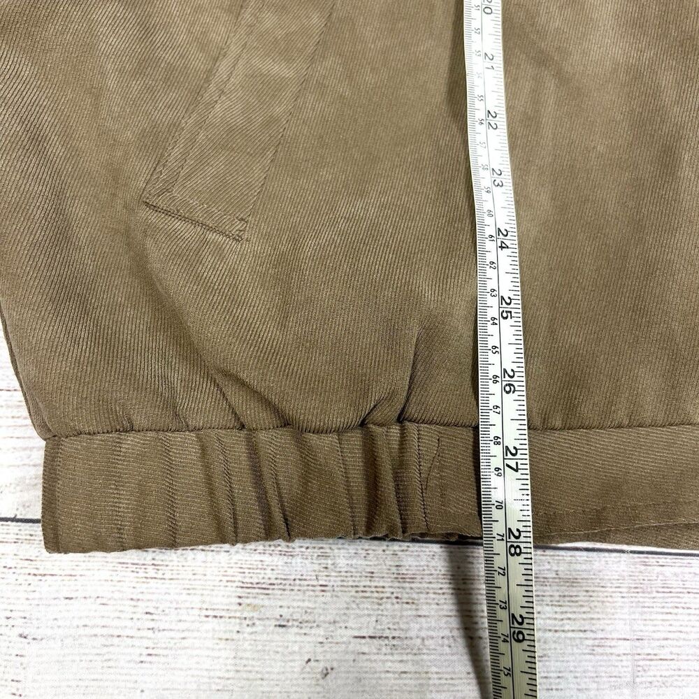 Vintage 90s Paris Las Vegas Suede Tan Full Zipper Jacket Mens Size XL Polyester - Picture 12 of 12
